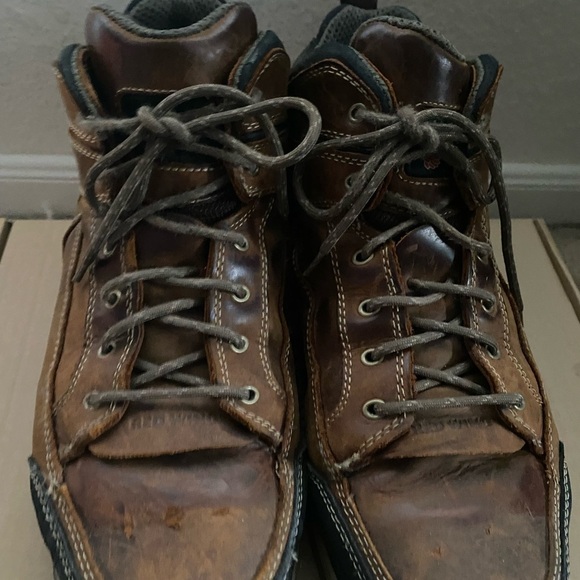 RED WING TRUHIKER
MEN'S 5-INCH SAFETY TOE HIKER  LEATHER COMFORT DURABLE BOOT 13 - Picture 15 of 16